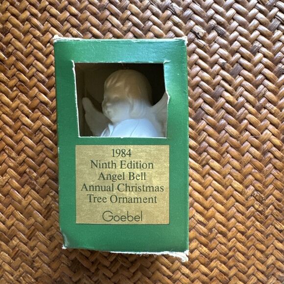 Vintage 1984‎ Ninth Edition Angel Bell Annual Christmas Ornament w/Box by Goebel - Picture 11 of 11